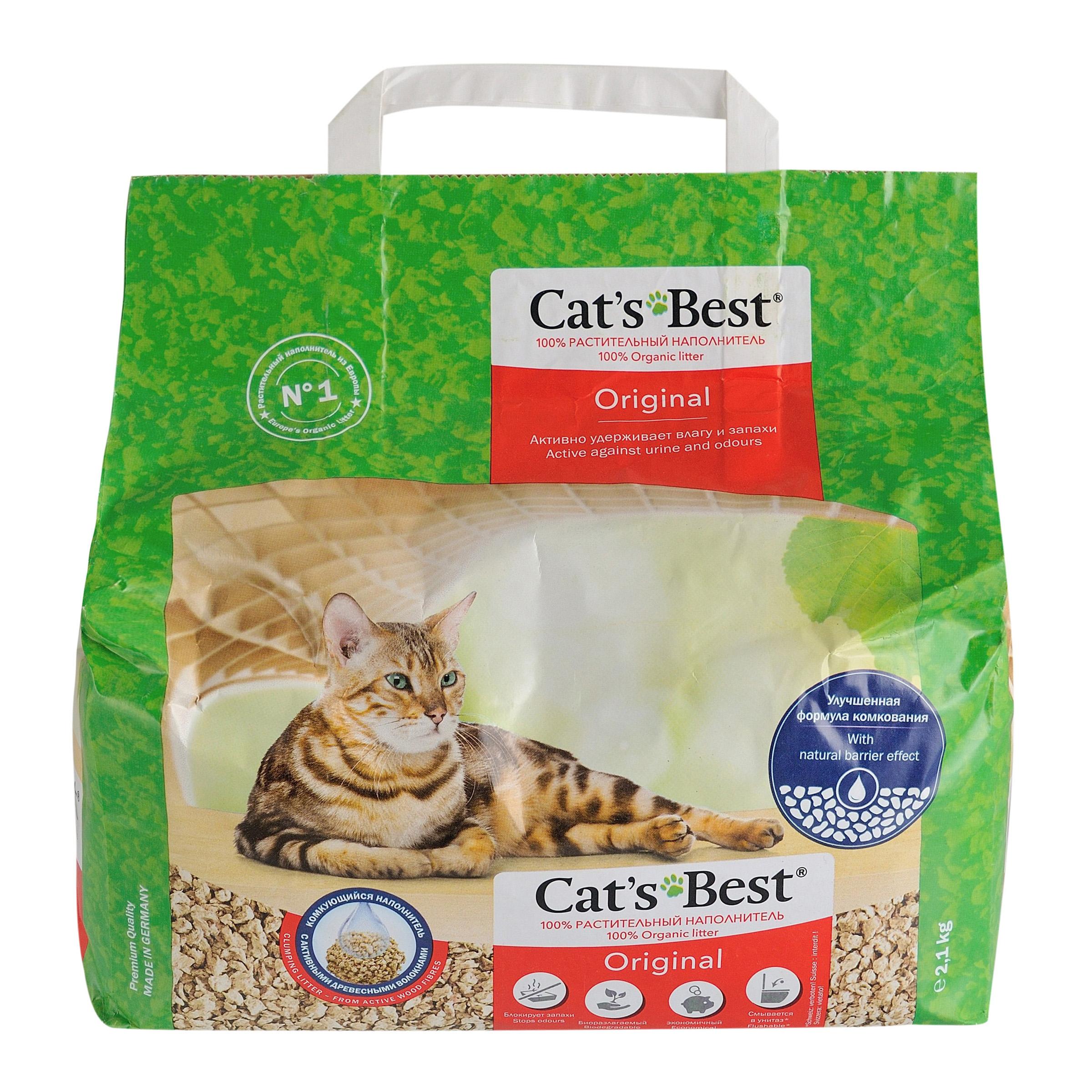 Наповнювач туалета для котів Cat's Best 5 л 2,1 кг