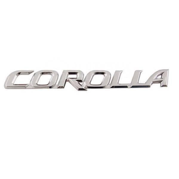 Надпись Davs Auto Corolla для Toyota Corolla 2007-2013 165х18 мм (33057) - фото 1