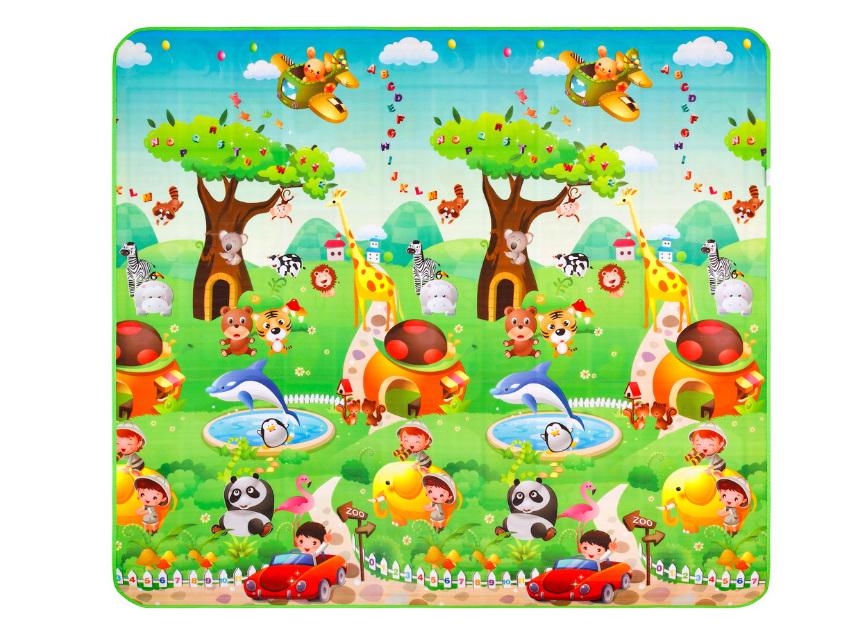 Развивающий коврик детский двусторонний Английский алфавит 6/Зоопарк-3 150x180x1 см (1293114413) - фото 5 Развивающий коврик детский двусторонний Английский алфавит 6/Зоопарк-3 150x180x1 см (1293114413) - фото 5