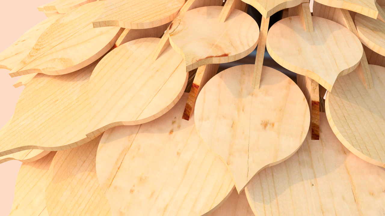 Люстра деревянная Шишка (2604095610) - фото 2 Люстра деревянная Шишка (2604095610) - фото 2