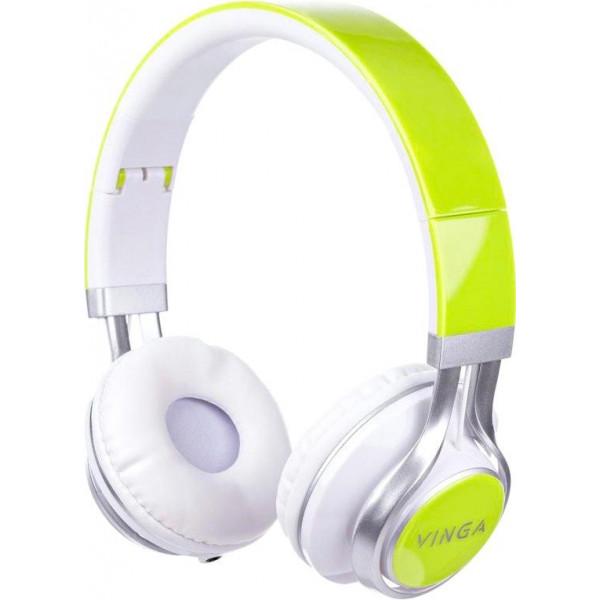 Навушники Vinga HSM040 White/Green