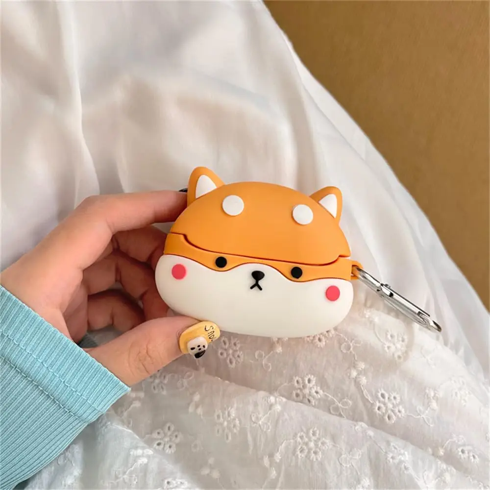 Чехол силиконовый Alitek для наушников Samsung Galaxy Buds 3/3 Pro с карабином Собачка Корги (00116) - фото 3 Чехол силиконовый Alitek для наушников Samsung Galaxy Buds 3/3 Pro с карабином Собачка Корги (00116) - фото 3