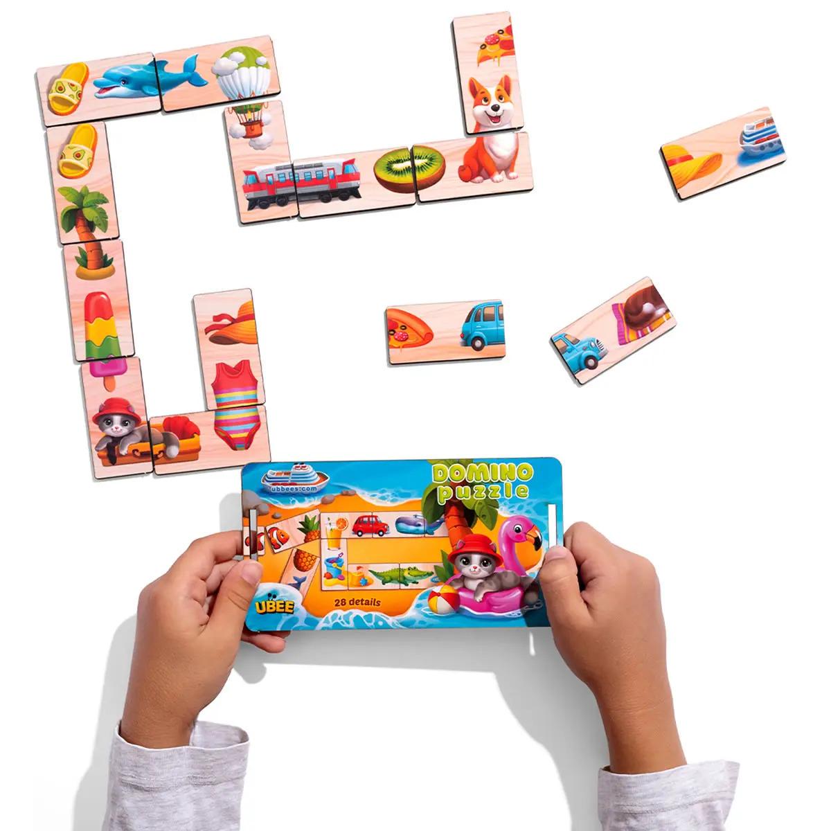 Настольная игра Ubumblebees Половинки Разноцветный (SR-113-N-965) - фото 3