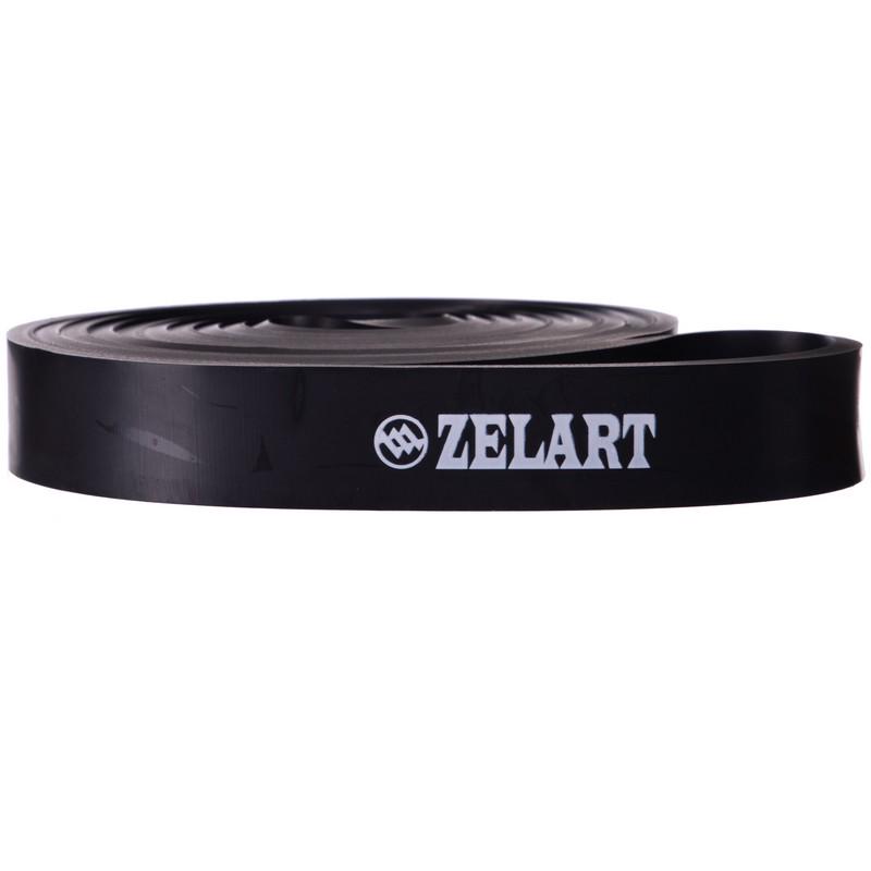 Резиновая петля Zelart 3917f Power Bands для подтягиваний Черный - фото 4