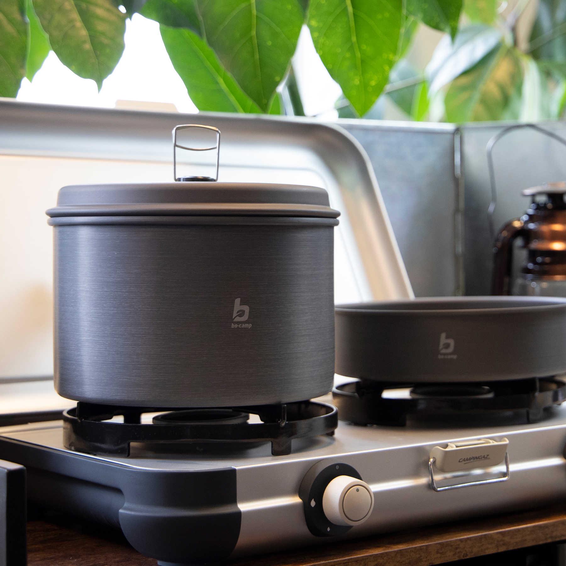 Набір посуду Bo-Camp Explorer 3 Pieces Hard Anodized Grey/Green (2200239) - фото 3 Набір посуду Bo-Camp Explorer 3 Pieces Hard Anodized Grey/Green (2200239) - фото 3