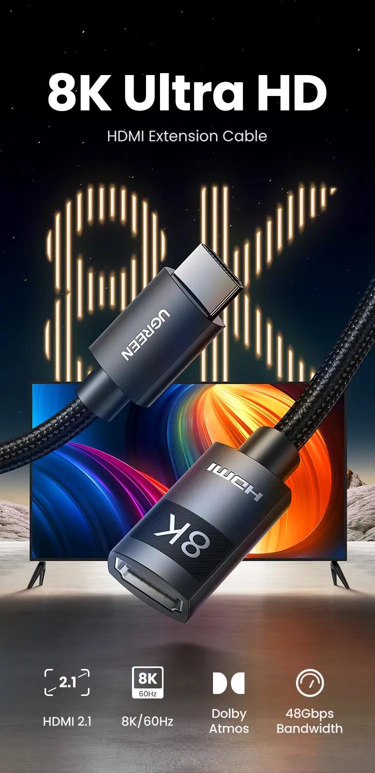 Кабель UGREEN HD151 HDMI 2 м Черный (40447) - фото 10 Кабель UGREEN HD151 HDMI 2 м Черный (40447) - фото 10