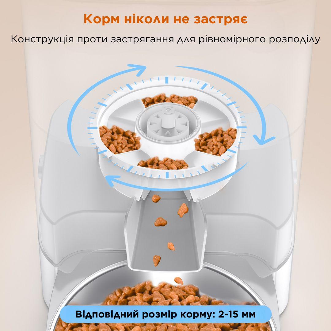 Кормушка автоматическая для кошек и собак HONEYGUARIDAN A303D 3,5 л 2 миски (2090522923) - фото 5 Кормушка автоматическая для кошек и собак HONEYGUARIDAN A303D 3,5 л 2 миски (2090522923) - фото 5