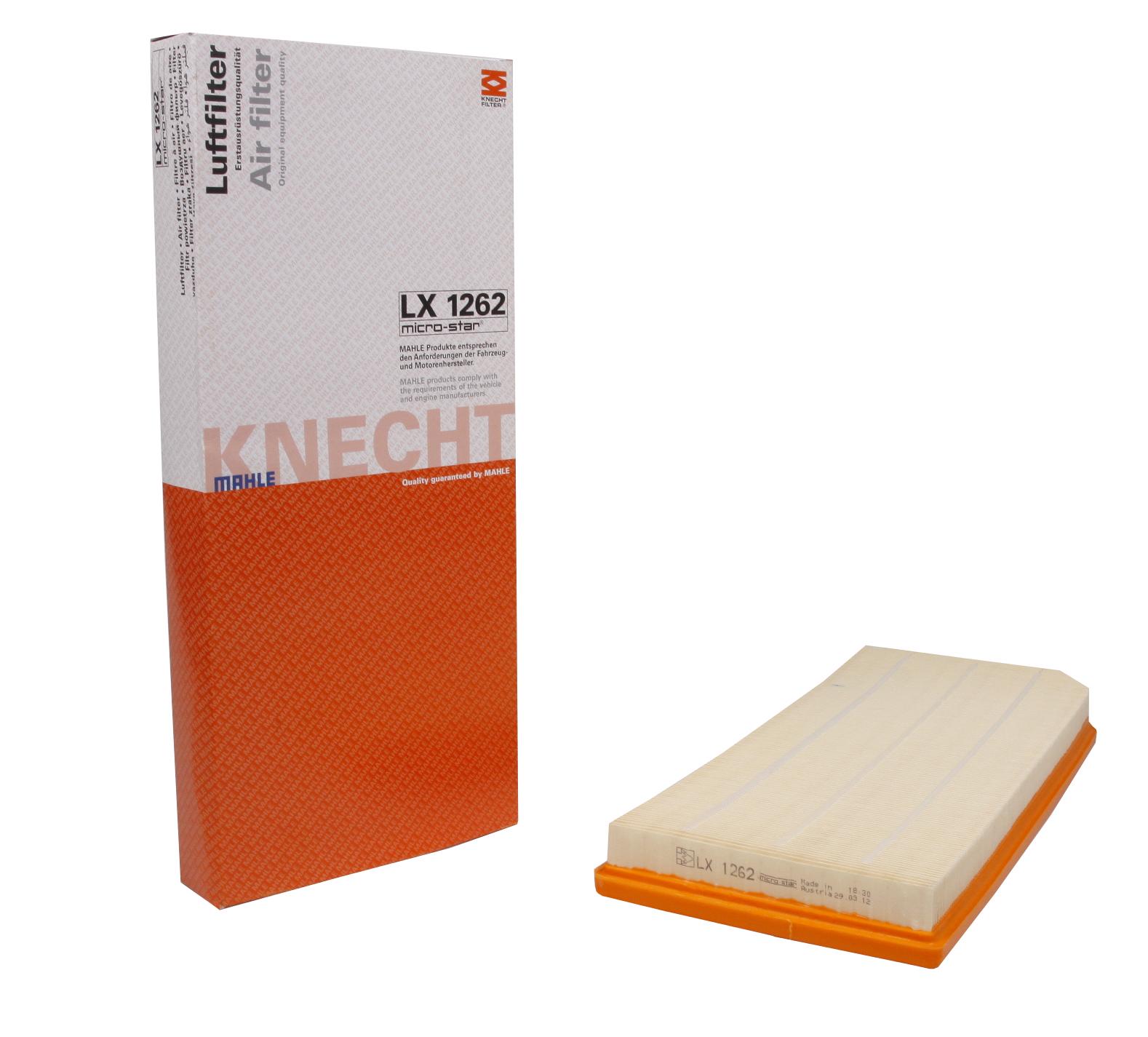 Фильтр воздушный KNECHT для VW Golf 2,0TFSI 04-09/Jetta/Passat 05-10 (LX 1262)
