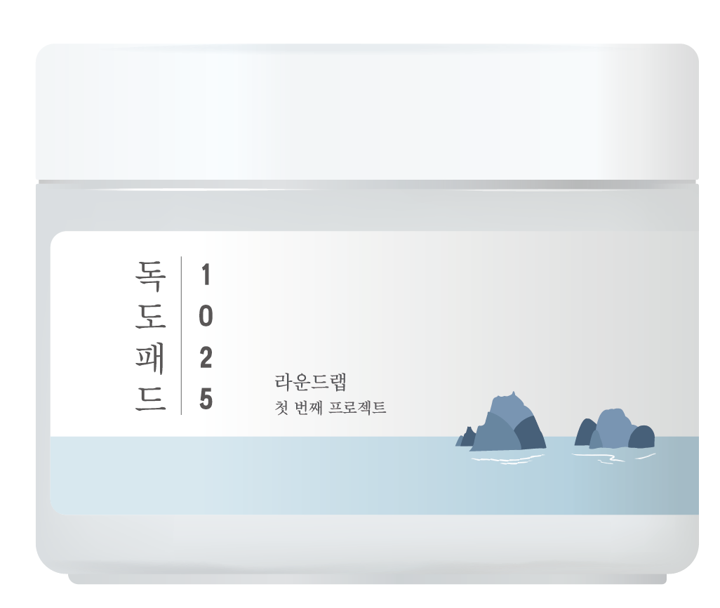 Тонер-педи заспокійливі ROUND LAB 1025 Dokdo Pad 70 шт. (4774)