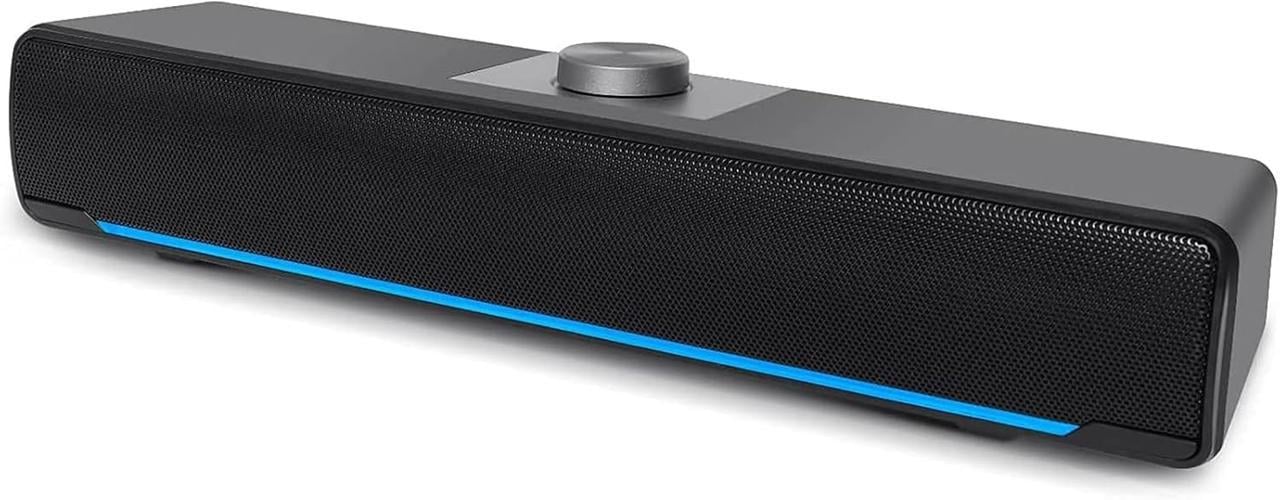 Колонка компьютерная беспроводная Bluetooth звуковая панель с USB-подсветкой мощным стереозвуком