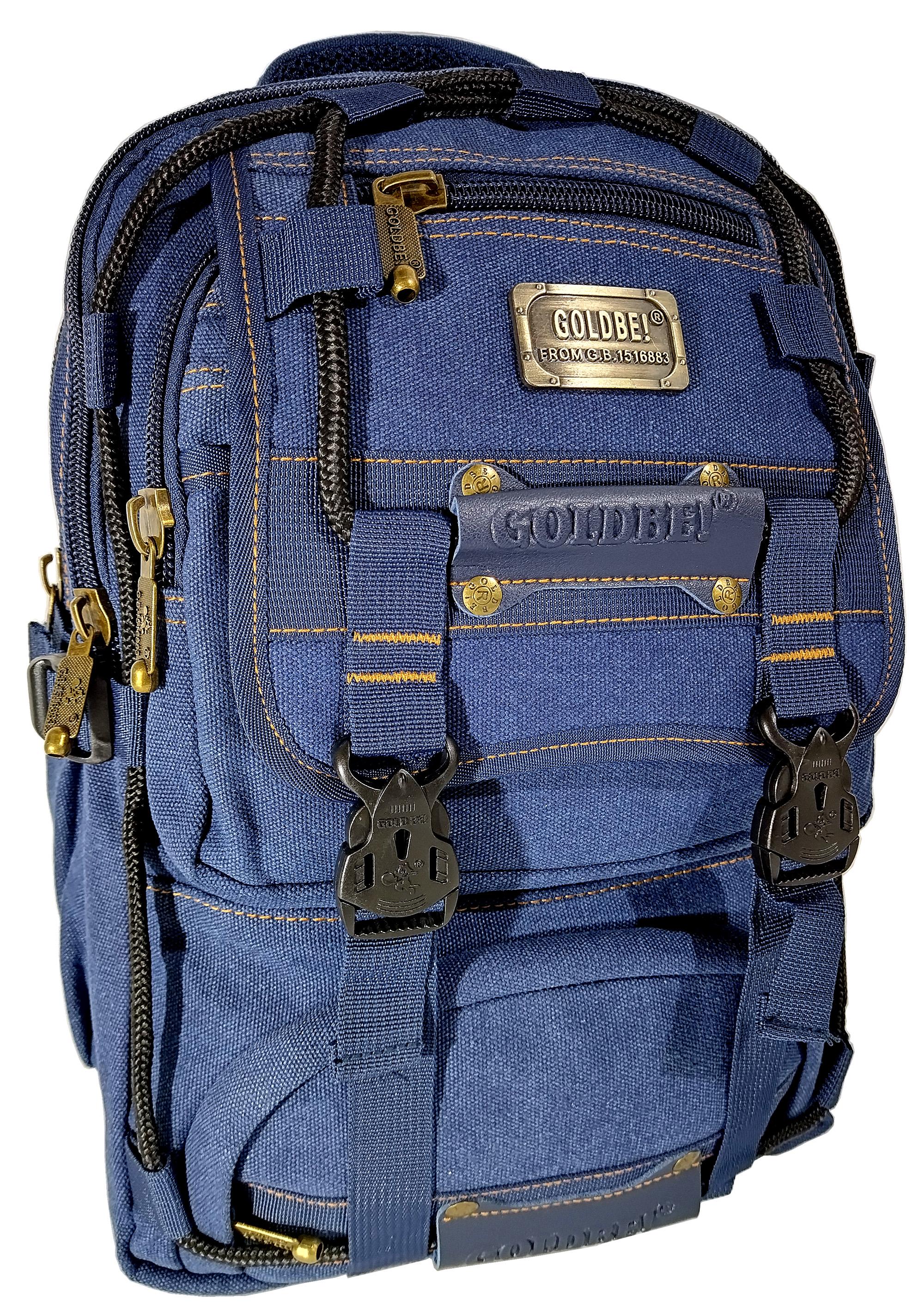 Рюкзак джинсовий Gold Be 98208 22 л Синій