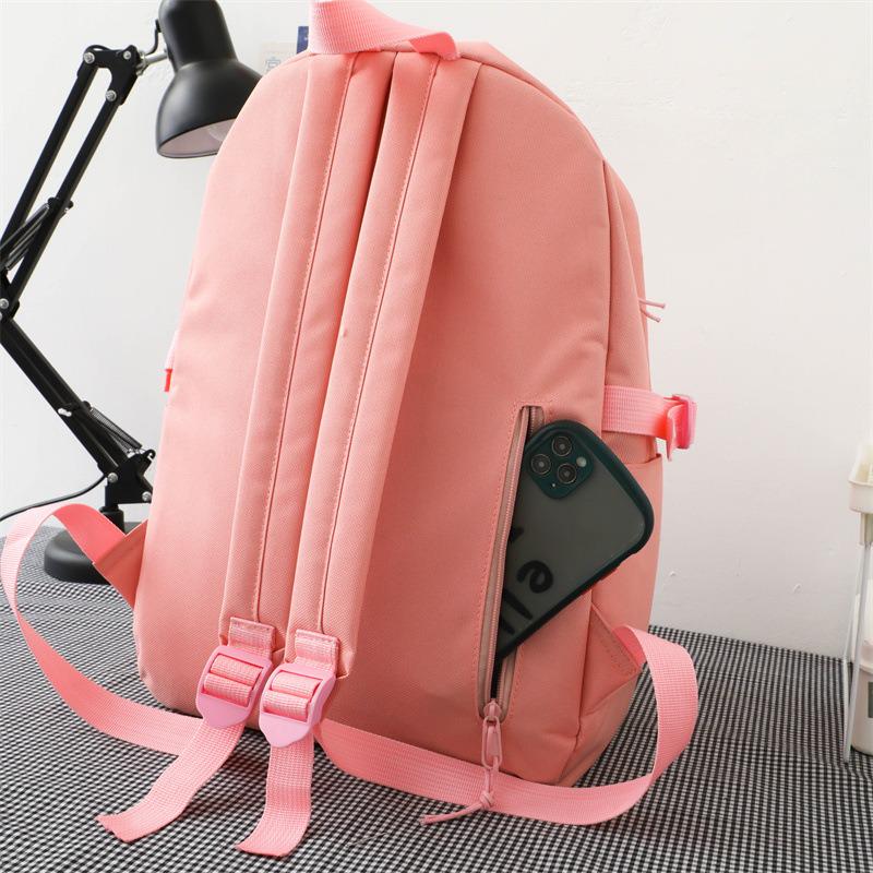 Шкільний рюкзак для дівчинки Зайчик 5в1 5-11 клас Рожевий (27667980) - фото 11 Шкільний рюкзак для дівчинки Зайчик 5в1 5-11 клас Рожевий (27667980) - фото 11