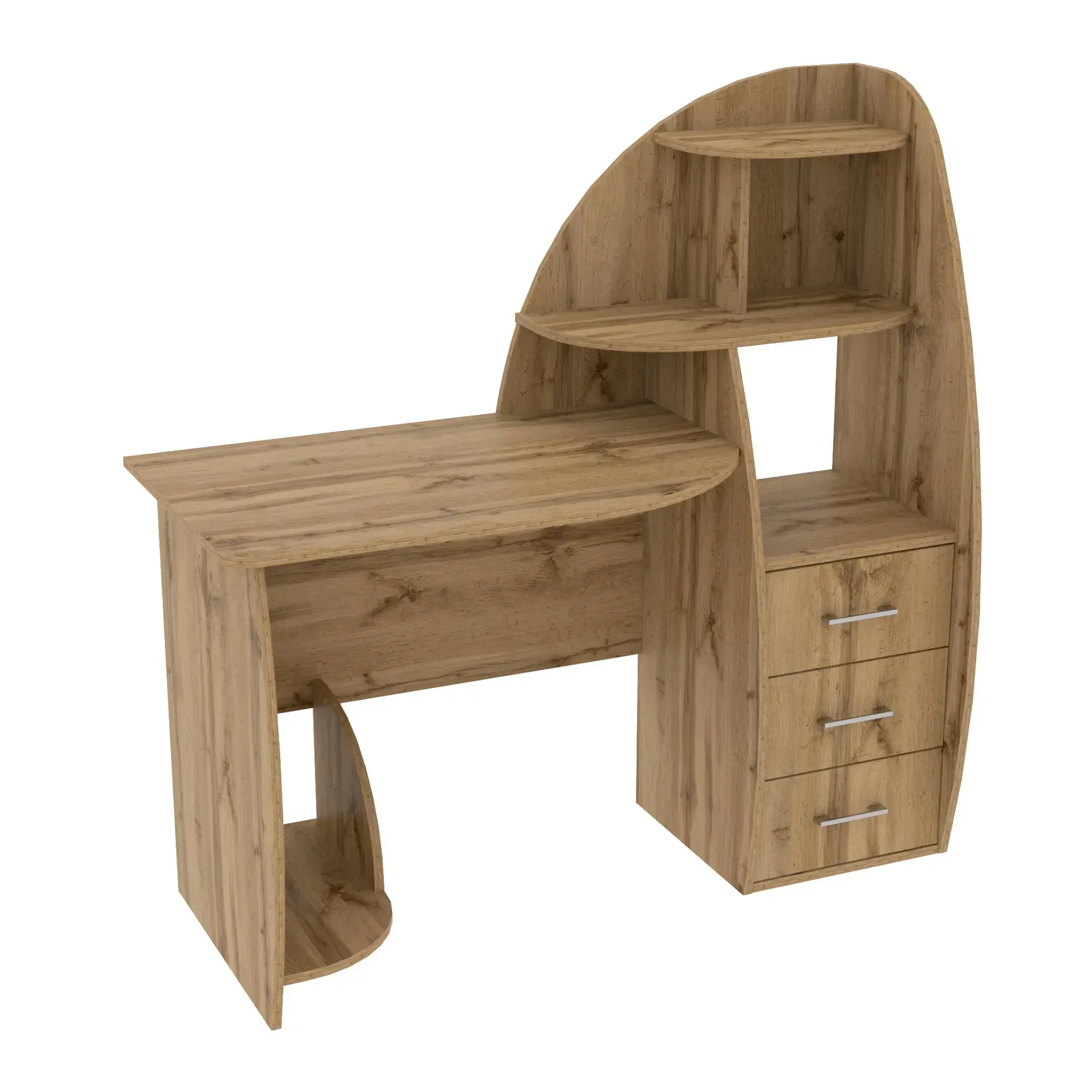 Стіл письмовий Kontinent СКП-2 №10 130х55х130 см Дуб Аппалачі (63116488) - фото 1 Стіл письмовий Kontinent СКП-2 №10 130х55х130 см Дуб Аппалачі (63116488) - фото 1