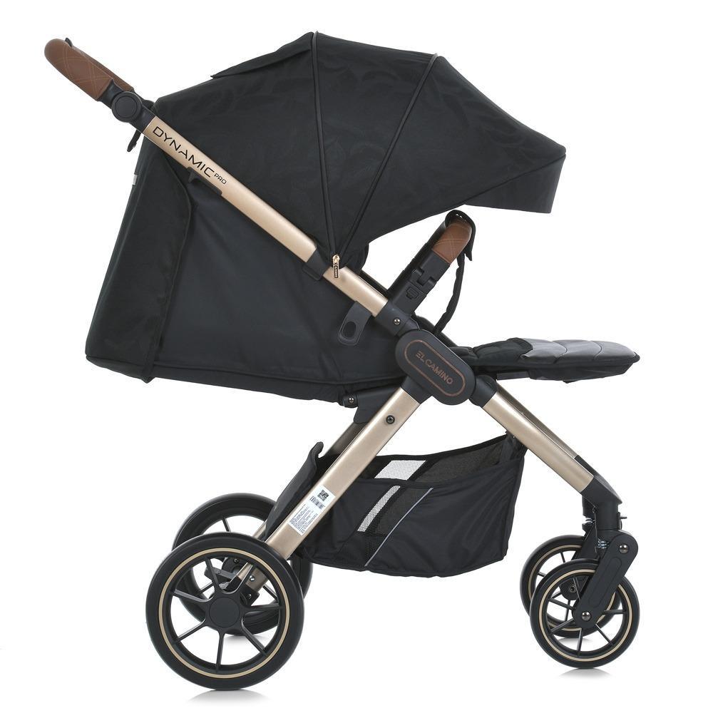 Детская коляска El Camino Special ME 1053G-2 DYNAMIC PRO до 22 кг прогулочная регулируемая ручка 3 положения спинки Black - фото 2