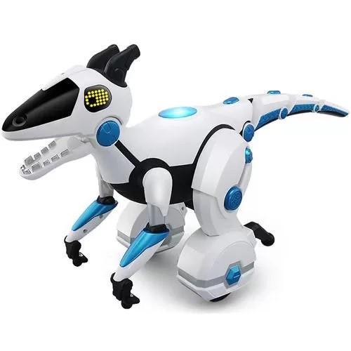 Іграшка на радіокеруванні SUNROZ Smart Mechanical Dino Toy іграшковий динозавр Білий (SUN5434)