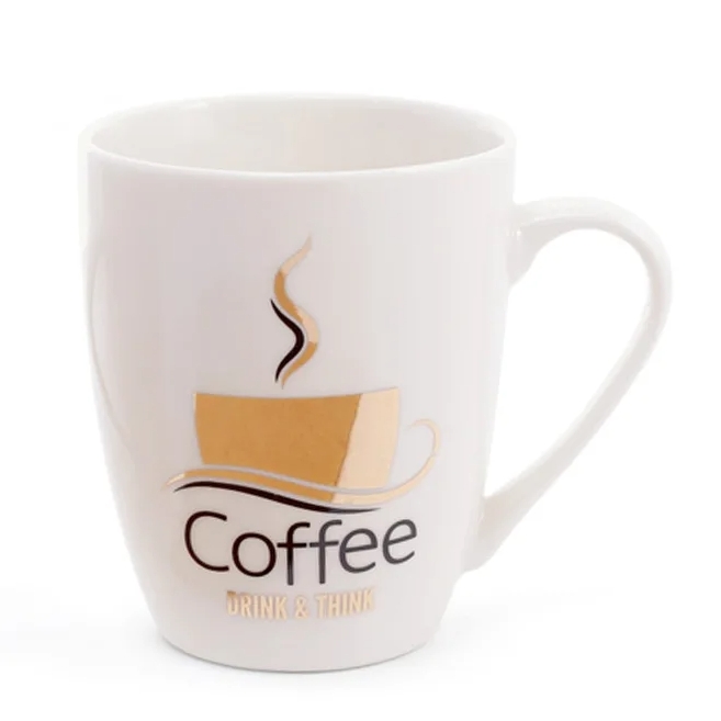 Чашка керамическая Flora "Coffee" 0,35 л (28207)