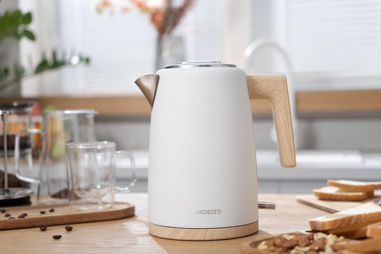 Електрочайник Ardesto EKL-F420WWD Strix 1,7 л Білий (2422442317) - фото 7 Електрочайник Ardesto EKL-F420WWD Strix 1,7 л Білий (2422442317) - фото 7