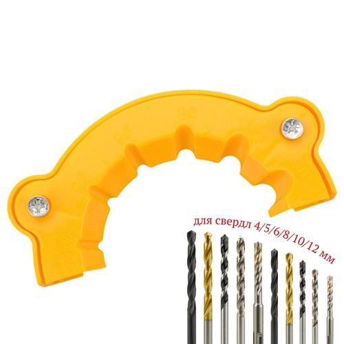 Насадка для заточування та шліфування свердел 4-12 мм на шліфувальний диск Yellow (928120) - фото 4 Насадка для заточування та шліфування свердел 4-12 мм на шліфувальний диск Yellow (928120) - фото 4