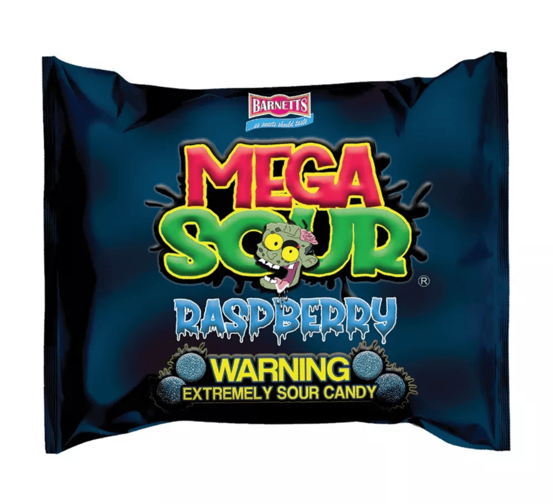 Конфеты кислые Barnetts Sweets Mega Sour Raspberry Candy 104 г (3119486188) Конфеты кислые Barnetts Sweets Mega Sour Raspberry Candy 104 г (3119486188)