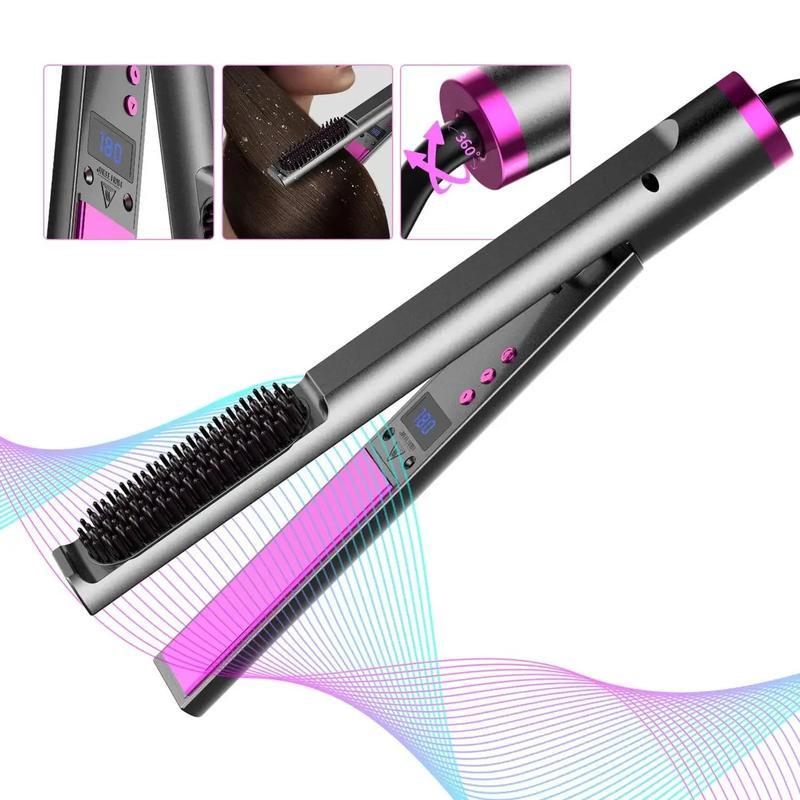 Выравниватель керамический Hair Straightener 3в1 для укладки волос Серый (107А) - фото 6