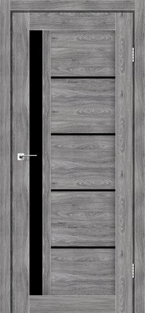 Дверь межкомнатная Leador Express RIM 870х2035 мм Клен грей/стекло сатин (25820627)