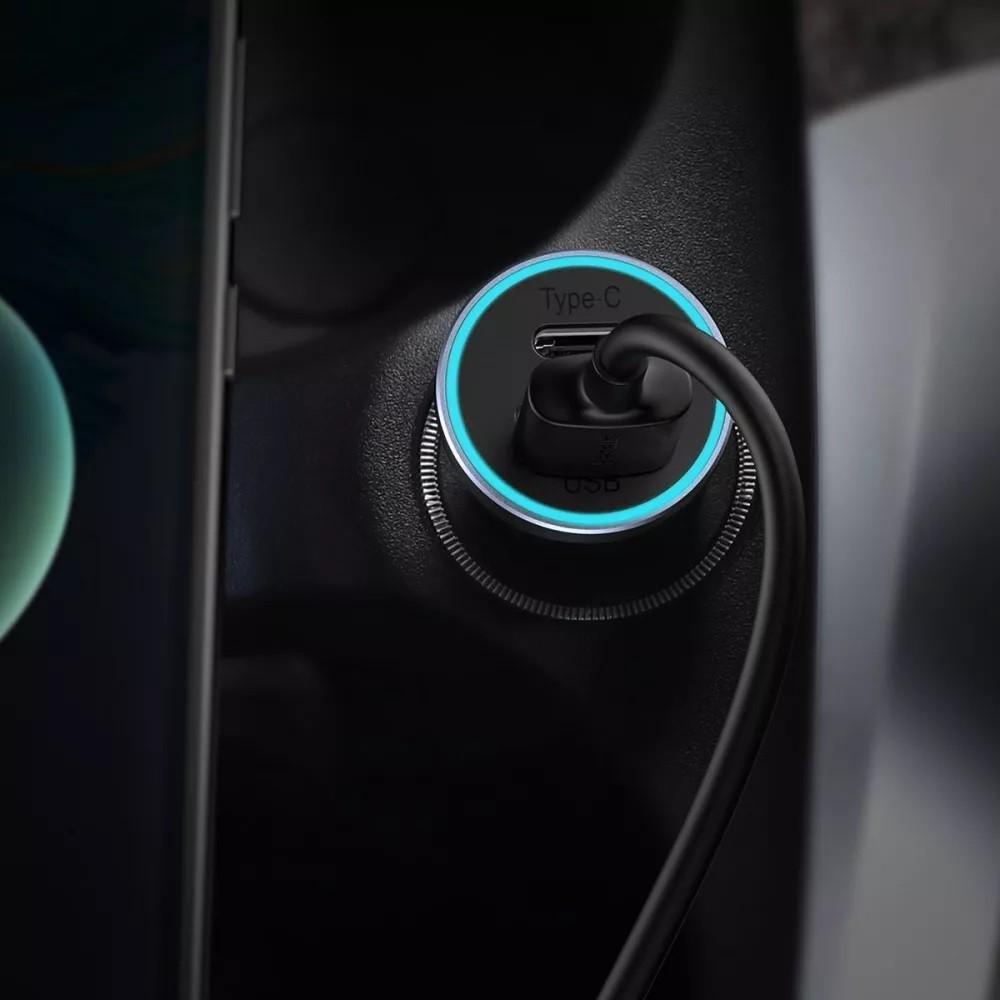 Зарядное устройство автомобильное BASEUS Golden Contactor Pro 40W USB Type-C with Cable Type-C 5A 1m Gray (15333221) - фото 6 Зарядное устройство автомобильное BASEUS Golden Contactor Pro 40W USB Type-C with Cable Type-C 5A 1m Gray (15333221) - фото 6