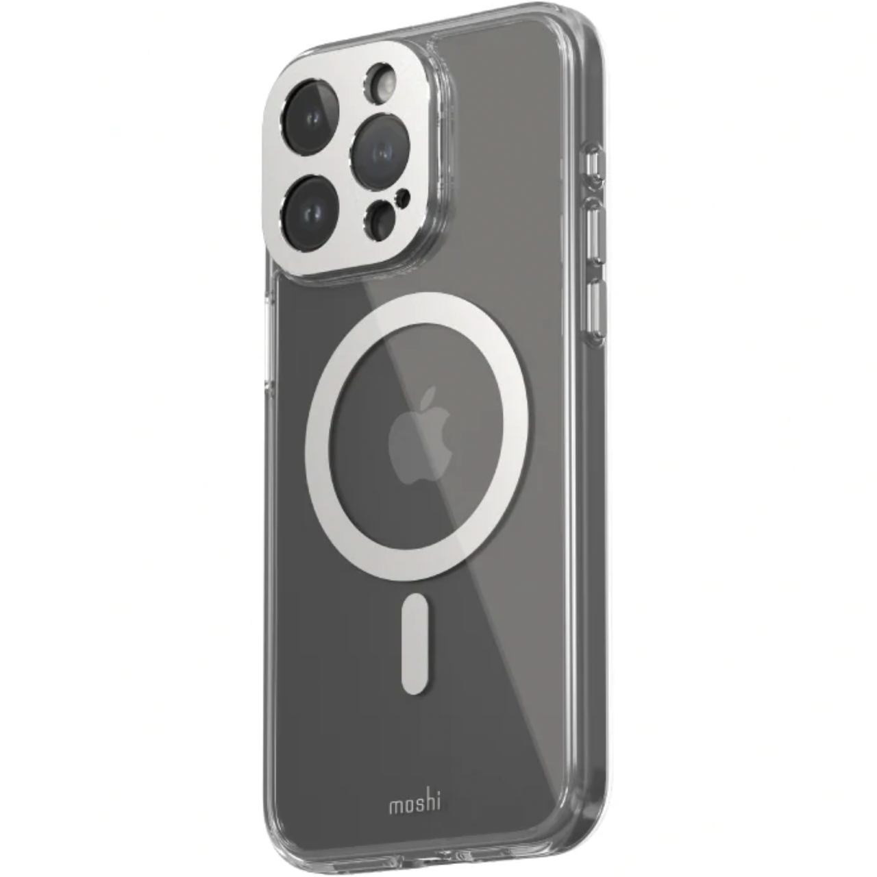 Чохол накладка Moshi iGlaze Slim Hardshell Case with MagSafe for iPhone 15 Pro Max Luna Silver (99MO231004) - фото 2