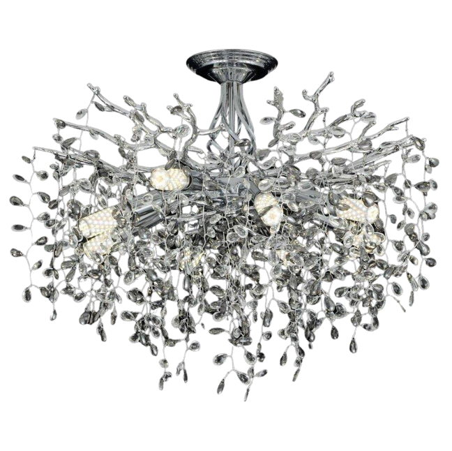 Люстра хрустальная Sirius Ш C33031-600 CH хрустальные гроздья