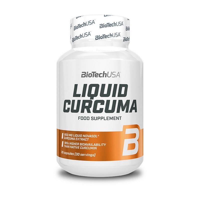 Куркумін рідкий міцелярна форма з вітаміном D BioTech Liquid Curcuma 30 капс.