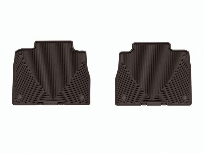 Коврики автомобильные задние резиновые WeatherTech W607CO Mercedes GLE-Class 2020-2021 Коричневый (1945753639)