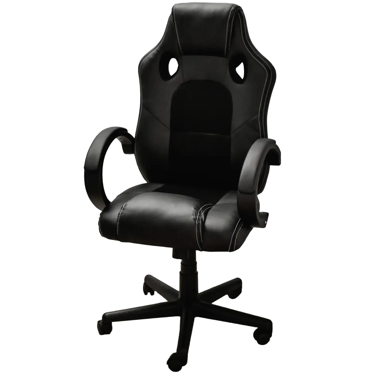 Кресло игровое компьютерное для офиса и дома 4Points FT Черный (40034)