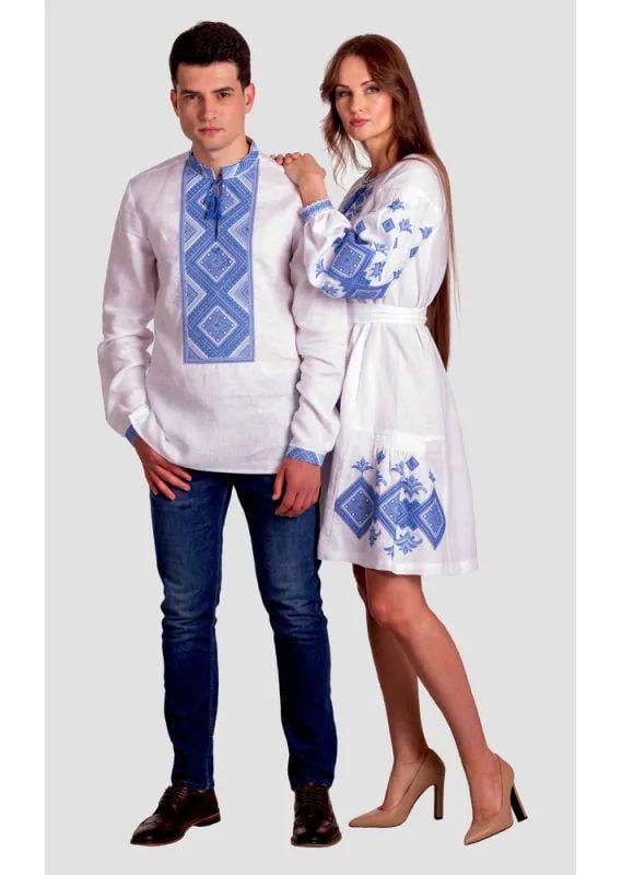 Вышиванка мужская р. 48 Белый (445) - фото 4 Вышиванка мужская р. 48 Белый (445) - фото 4