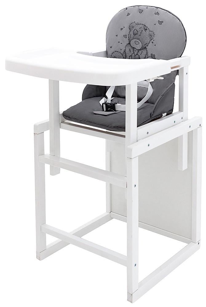 Стульчик-трансформер детский для кормления Babyroom Винни-240 деревянный 47х50х93 см Графит (150-7-626040)