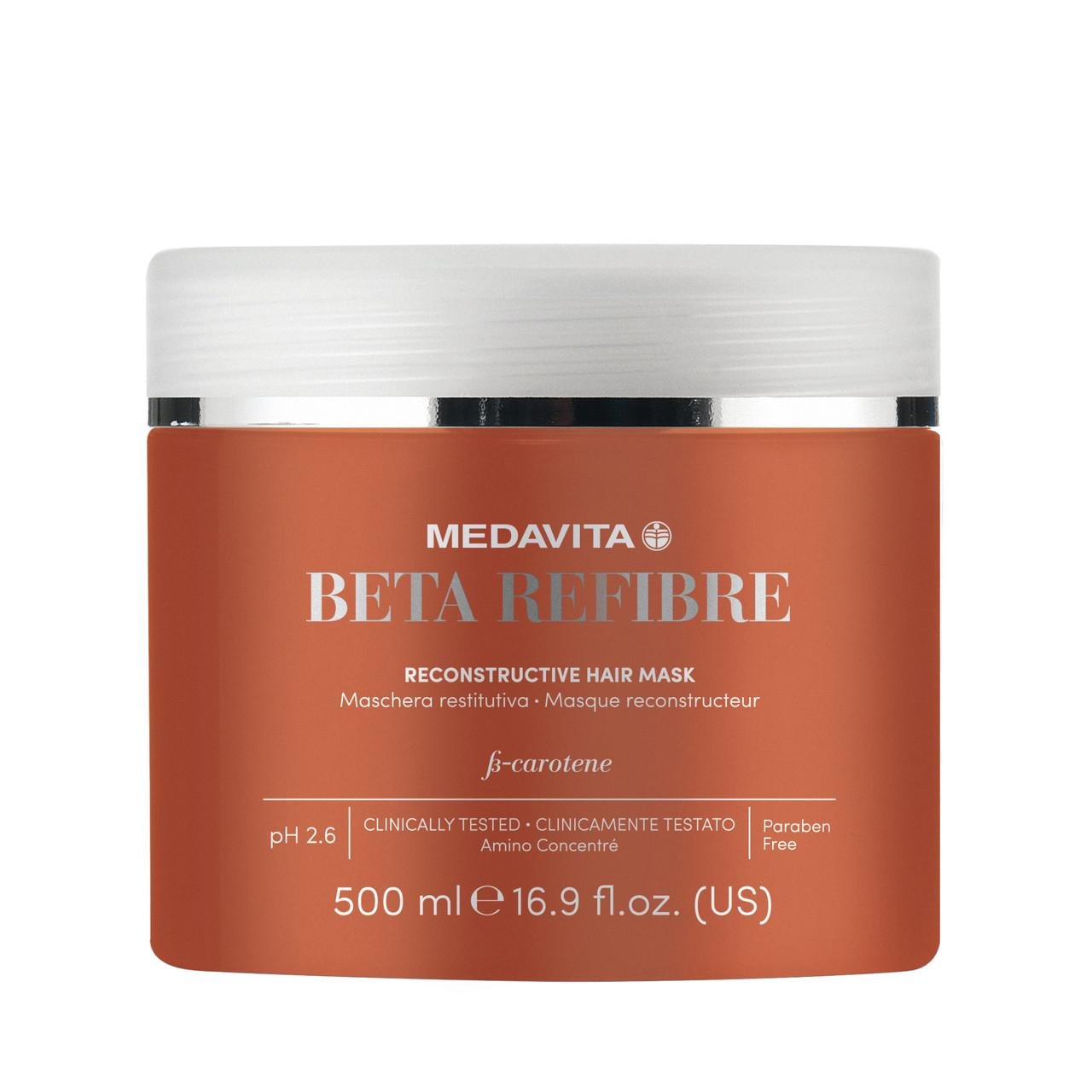 Маска для реконструкції волосся Medavita Beta Refibre Reconstructive Hair Mask (02415)