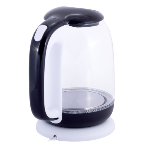 Електрочайник дисковий Kamille пластик 1,7 л 1850-2200W Біло-чорний (УТ000062550) - фото 2