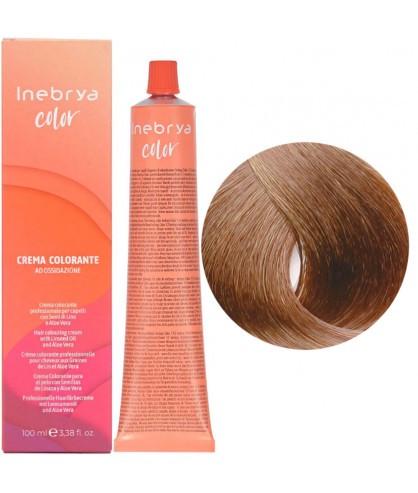 Крем-краска для волос INEBRYA Color с содержанием аммиака 100 мл 7/7 Блонд коричневый лесной орех
