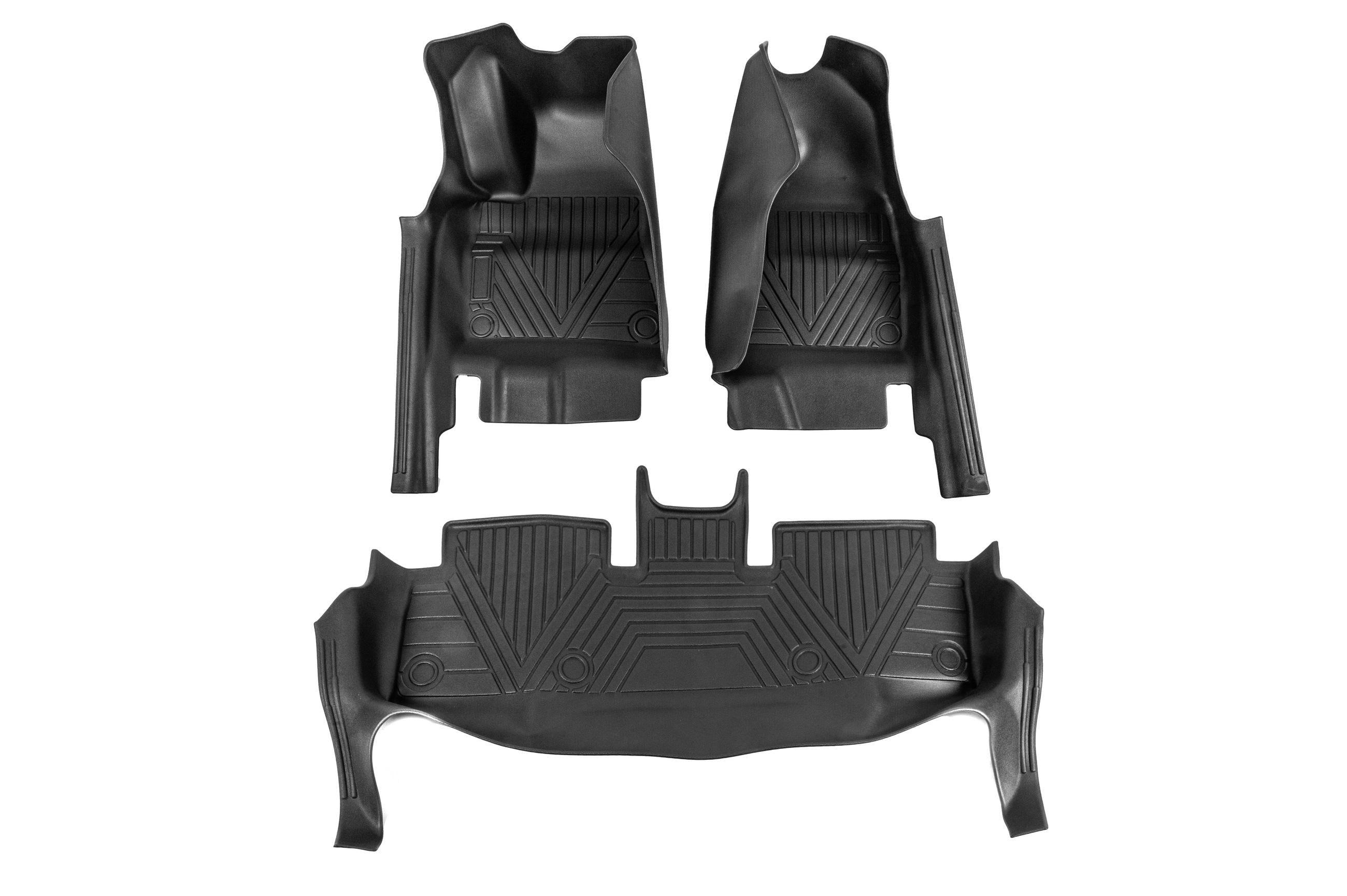 Коврики Niken Luxury 3D для Tesla Model 3 2017- рр. резина 3 шт. Черный (176054)