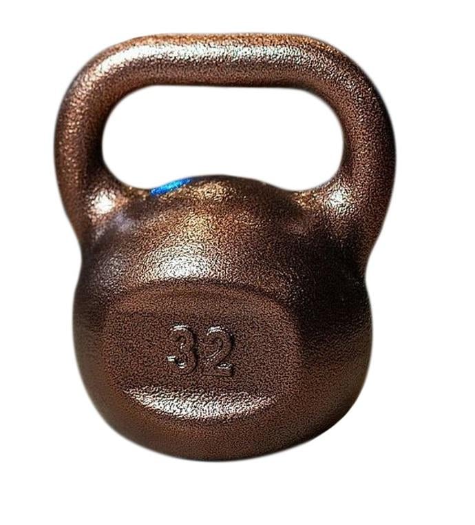 Гиря чавунна RN-Sport металева 32 кг Бронзовий (2522949928_rn_2)