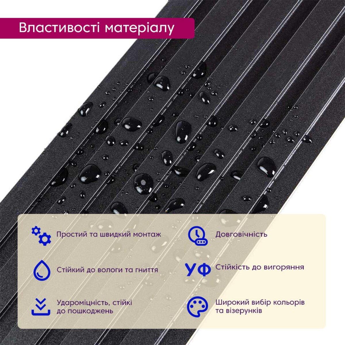 Рельс декоративный WPC стеновой 3000х150х9 мм Антрацит (SW-00001869) - фото 4 Рельс декоративный WPC стеновой 3000х150х9 мм Антрацит (SW-00001869) - фото 4