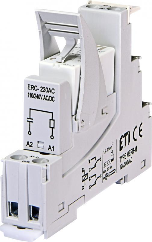 Колодка для промежуточного реле ETI MERB-M для 12А 300V АС тип M MER2 (2473036)