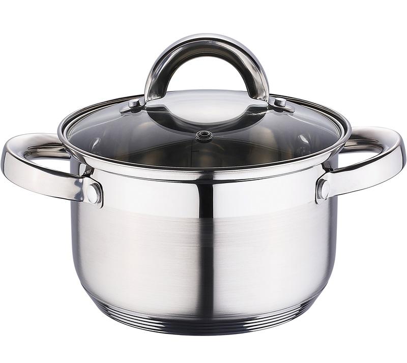 Кастрюля Renberg Oxford со стеклянной крышкой и мерной шкалой 6,3 л