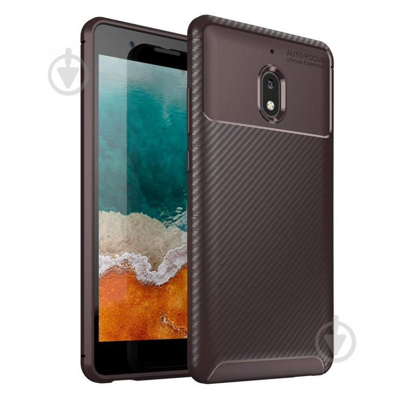 Чехол Carbon Case Nokia 2.1 Коричневый (hub_RoFI61739) Чехол Carbon Case Nokia 2.1 Коричневый (hub_RoFI61739)