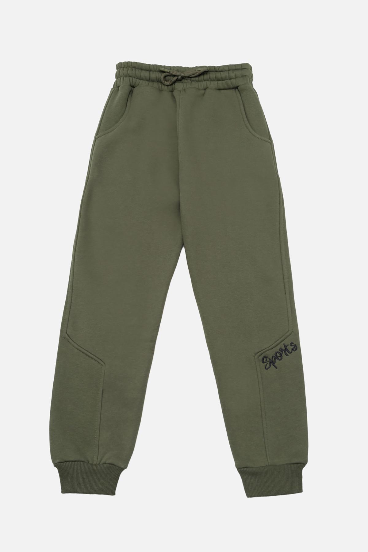 Брюки спортивные для мальчика 116 см Хаки (ЦБ-00230241) Брюки спортивные для мальчика 116 см Хаки (ЦБ-00230241)