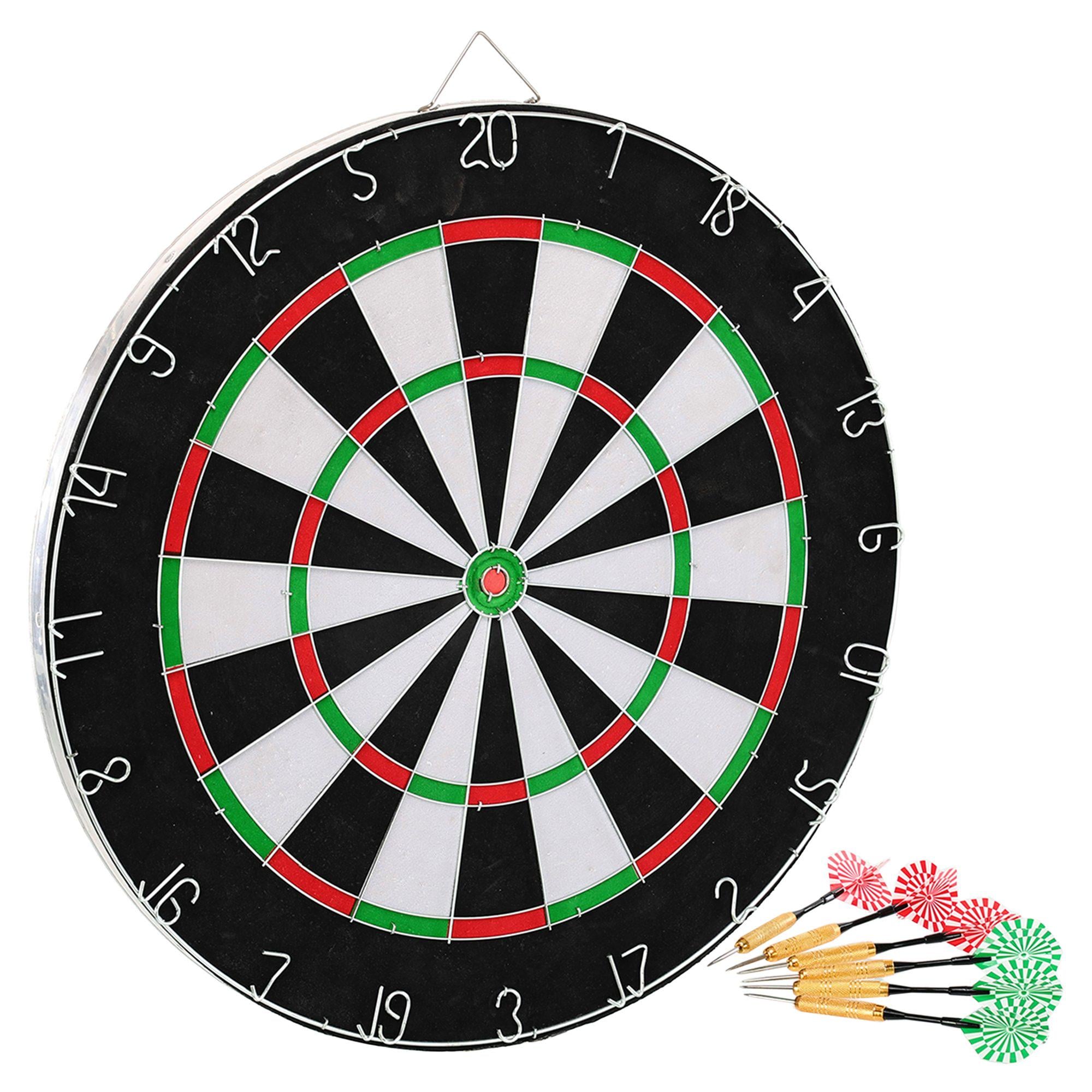 Дартс Baili SJ-18115 Flocked 6 дротиков и мишень 18 «х1» железные цифры 46х2,5 см (25234696)