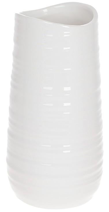 Ваза керамическая Stone Flower Эльза 10x10x20 см Белый (BD-795-439)