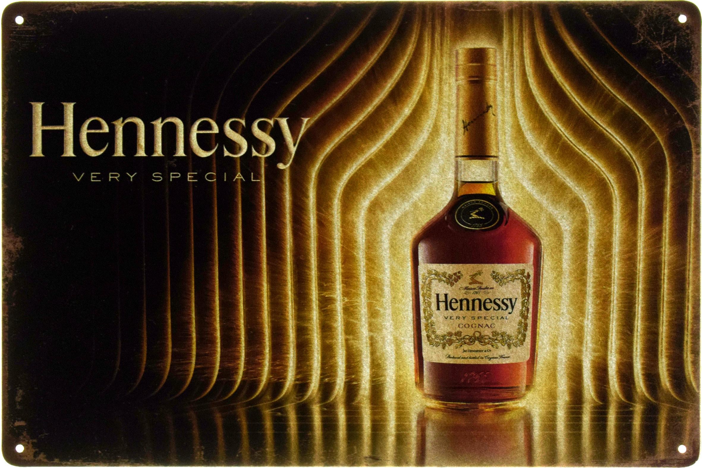 Металлическая табличка Hennessy Very Special 20x30 см