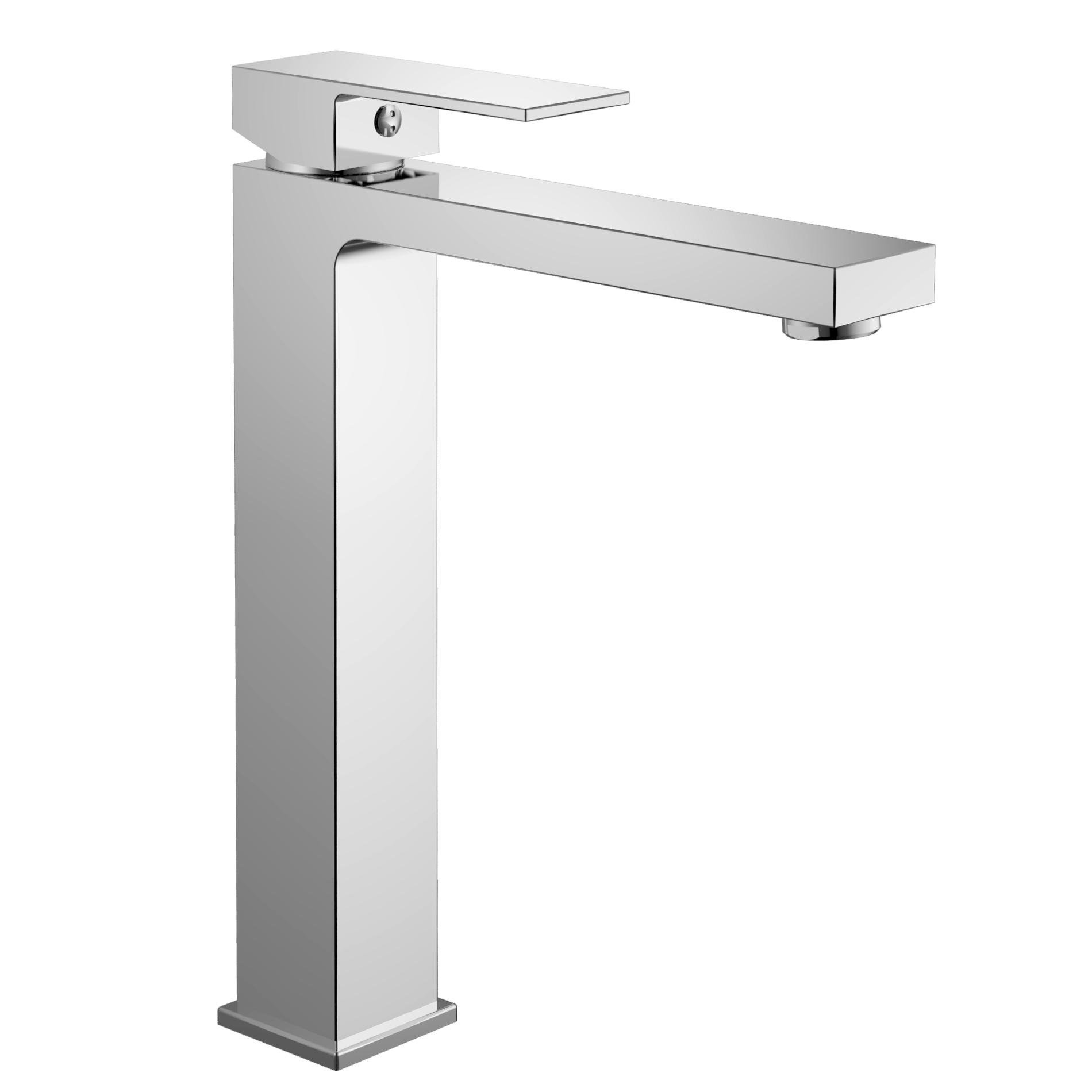 Смеситель для умывальника RJ ROD RBZ091-1B высокий однорычажный Хром (156888)