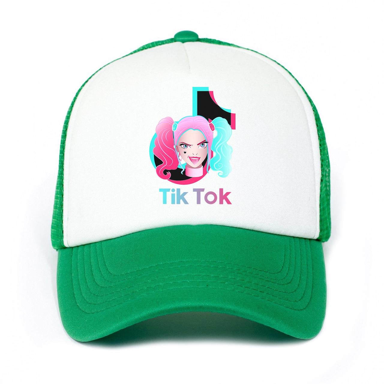 Кепка тракер дитяча Harley Quinn TikTok Зелений (33404-1646-KG)