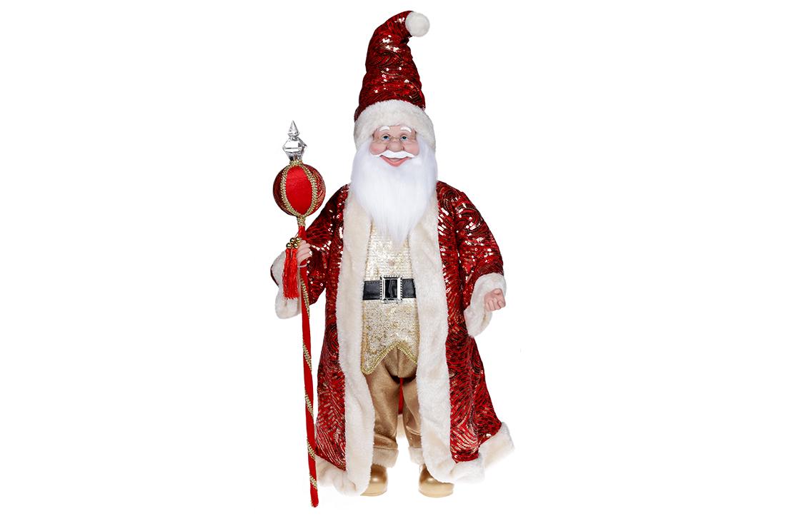 Декоративная новогодняя музыкальная игрушка BonaDi Санта (NY14-545)