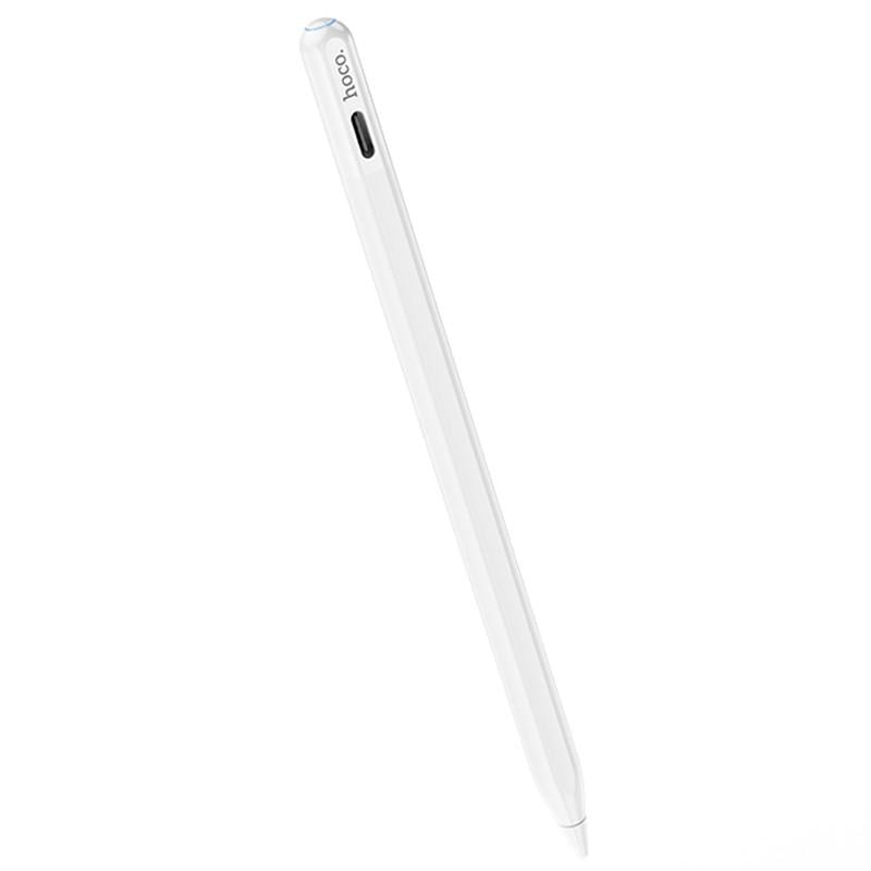 Стилус Hoco GM112 Intelligent anti-lost активный capacitive pen with digital display for iP White (00000074009_1)
